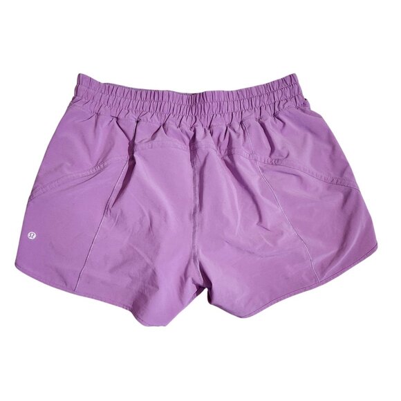 Lululemon Lavender Pink Track That MR Short 5" Lined Short Womens Size 16 - Picture 2 of 16